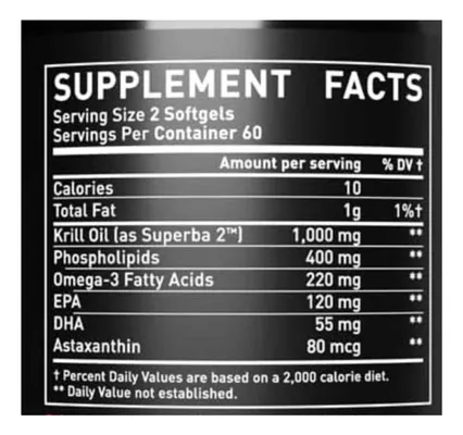 Salud y Equipamiento Médico - Aceite Krill 1000mg Zeal Natura 2
