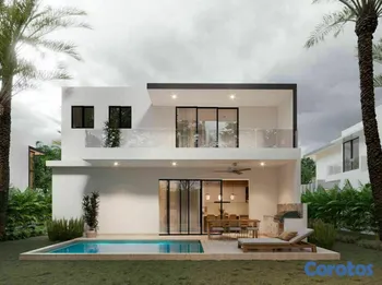 casas vacacionales y villas - Villa de lujo en punta cana con piscina 