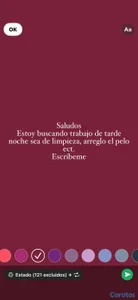 busco empleo tarde noche 