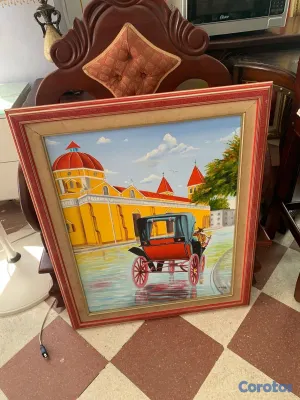 arte y antigüedades - cuadros pintados   8