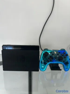 consolas y videojuegos - Nintendo Switch V2 + Dock + Joy-Con Grip + Control RGB LED + Micro SD 128G 7