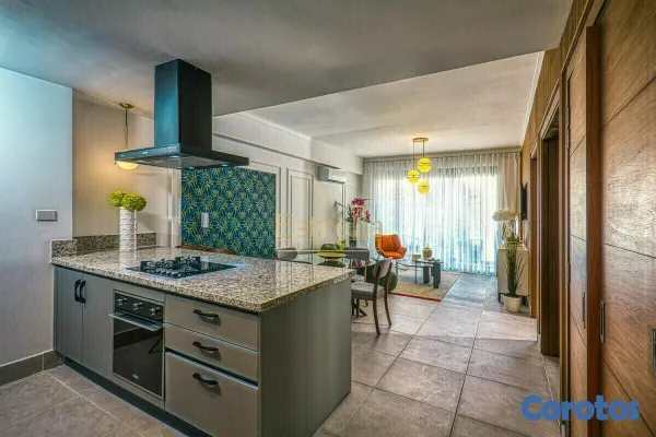 apartamentos - Apartamento en alquiler (80mts2) de 1 habitacion ubicado en el sector  Piantini 2