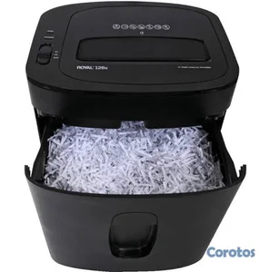 TRITURADORA DE PAPEL ROYAL 126X, 12 HOJAS CCORTE CRUZADO, TRITURA GRAPAS Y TC