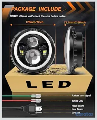 accesorios para vehiculos - Faro LED de Moto 2