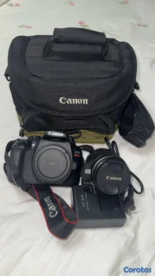 camaras y audio - Cámaras profesionales Canon Eos Revel T6. prácticamente sin uso 3