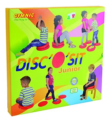 Salud y Equipamiento Médico - Gymnic Disc O Sit Jr Cojin Inflable Para Asiento Rojo 4