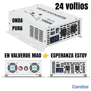 Inversor 24v 1500w onda Pura para panel solar 