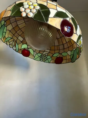 decoración y accesorios - Lámpara de Techo de Vitral, 18 pulgadas de diámetr 2