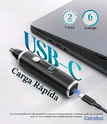 salud y belleza - ✂️🔥 ¡RECORTADOR 4 EN 1! | Nariz + Orejas + Cejas + Vello | Recargable USB-C 💈 3