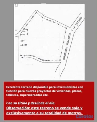 solares y terrenos - TERRENO OPORTUNIDAD inversionistas 33,760 MTS Villa mella - La victoria  10