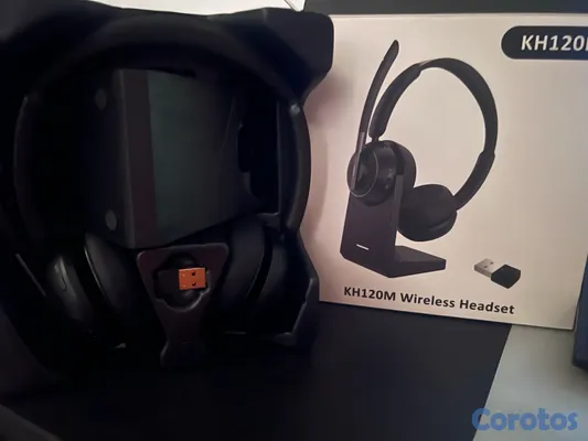 camaras y audio - PrancyBt headset Inalámbricos KH120M con Base de Carga aproveche precio  3