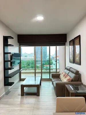 apartamentos - torre moderna con piscina apto en venta con balcón de 2habitaviones con baños  3