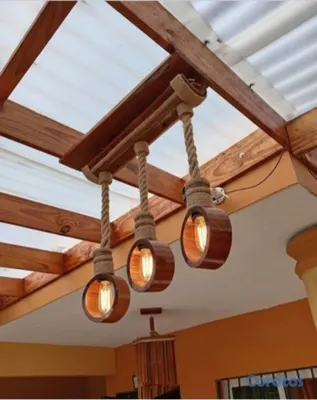 decoración y accesorios - Lámparas para sus espacios, terrazas, sala, cocina, galerias, gazebos, pergolas  4