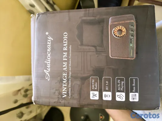 camaras y audio - Radio Audiocrazy portatil vintage Bluetooth y Am/F 2