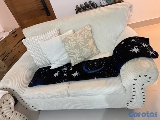 muebles y colchones - Set de Mueble cremita 3