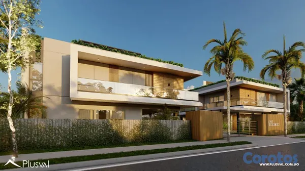 casas - Casa Tipo Townhouse de 2 Habitaciones en Zona Céntrica de PuntaCana 9