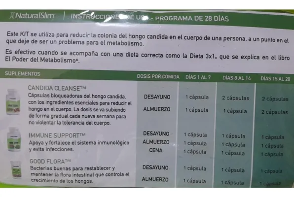 Salud y Equipamiento Médico - Kit Candida Cleanse Naturalslim - Unidad A $272967 3