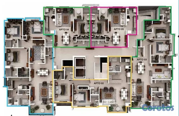 apartamentos - Apartamentos en Naco desde US$ 120,400 1/2y3H entrega en marzo 2019 ID 1536 3