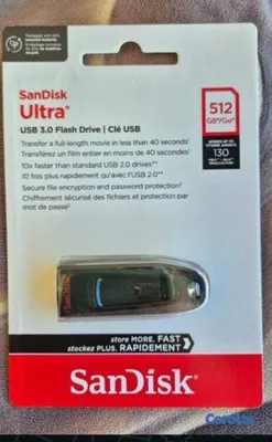 otros electronicos - MEMORIA USB 512GB SANDISK ULTRA USB 3.0 2