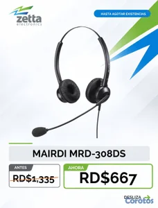 Headset Mairdi MRD-308DS