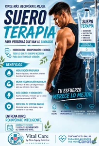 suero terapia para quienes van al gym 