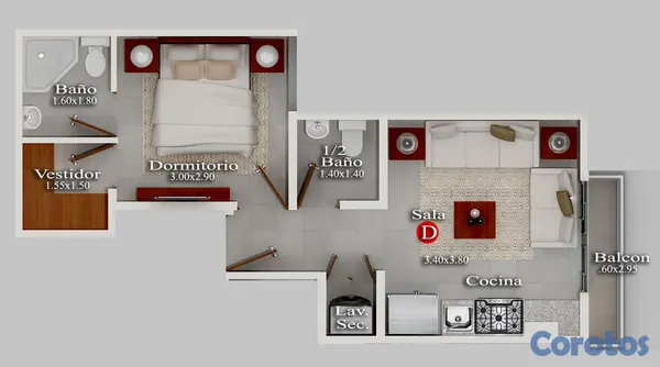 apartamentos - En Venta Apartamentos en la Julia de 1 y 2 habitaciones 5