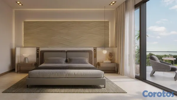 casas vacacionales y villas - Villa Poseidonia con piscina privada y vista al golf en Cana Bay, Punta Cana 5