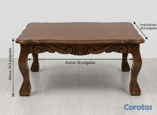 muebles y colchones - 🪵 Hermosa Mesa de Caoba para Restaurar (Mira su po 4