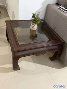 mesa de centro en CAOBA 