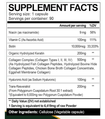 Salud y Equipamiento Médico - Colágeno Orgánico 90 Capsulas - Un - Unidad A $1843 2