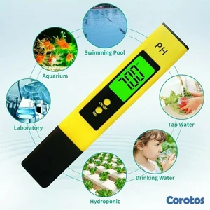 Medidor de pH, Medidor de la calidad de agua.