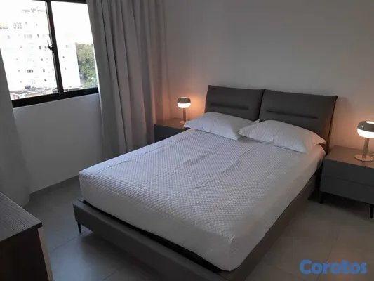 apartamentos - Se alquila, Apartamento 1Hab Amueblado c/Lobby, Te 3