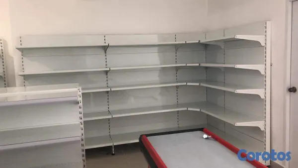 equipos profesionales - Estanterías metálicas de pared para tiendas, supermercados y comercios en Gral. 3