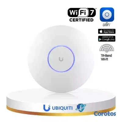 computadoras y laptops - ACCESS POINT UBIQUITI U7-PRO, 2.4GHZ 688 MBPS - 5GHZ/4.3 GBPS, 1 PUERTO LAN POE 3
