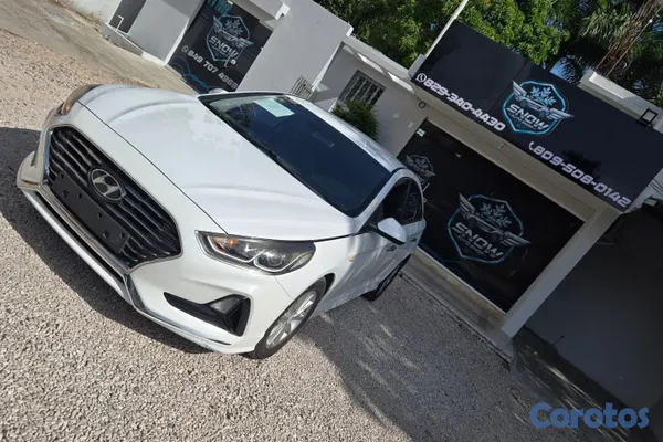 carros - HYUNDAI SONATA NEW RISE 2018 BLANCO GASOLINA 8