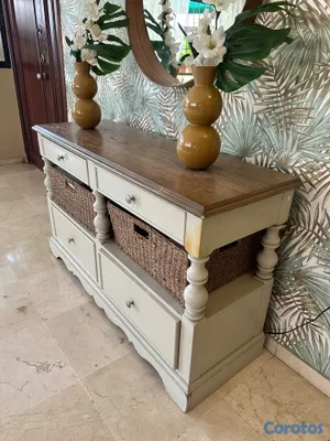 decoración y accesorios - Credenza / mueble organizador estilo provenzal con 5
