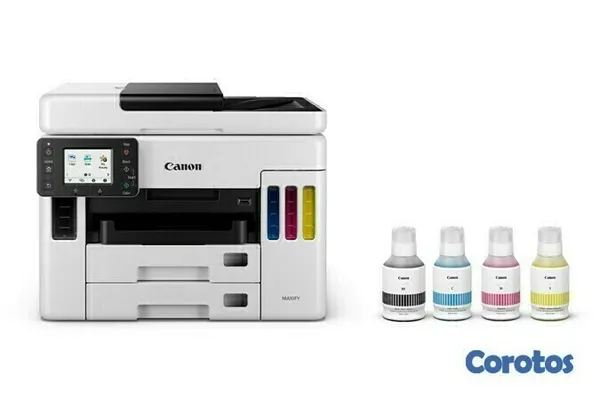 impresoras y scanners - GX7010 CANON MAXIFY, SISTEMA TINTA CONTINUA, DE FABRICA ,COLOR, 45PPM  4
