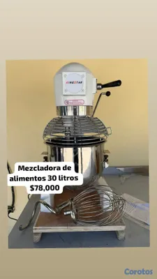 electrodomesticos - Mezcladora de alimentos de 30 litros  2