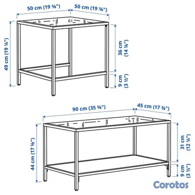 muebles y colchones - Mesa de dos set 2