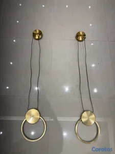 Vendo juego de lámparas para dormitorio 