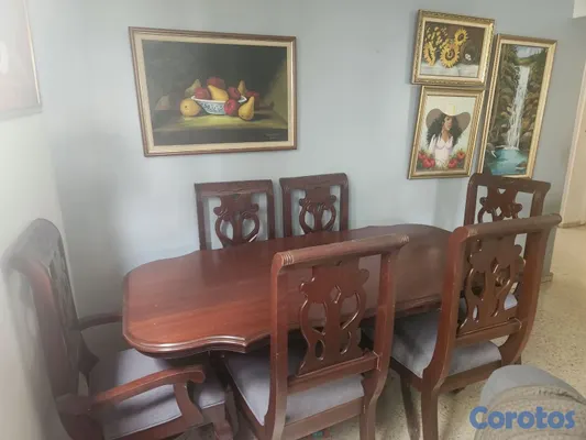 muebles y colchones - Vendo hermoso Juego de comedor en caoba 2