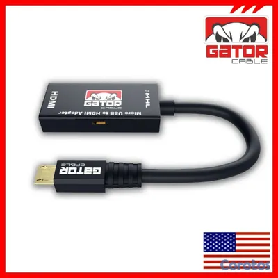 accesorios para electronica - CABLE CONVERTIDOR ADAPTADOR MHL MICRO USB 2.0 A HDMI. 4