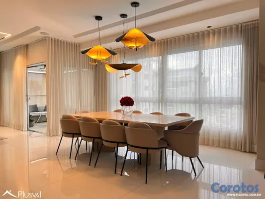 apartamentos - Amplio e Iluminado apartamento de venta en Piantini, piso alto y 5 parqueos 3