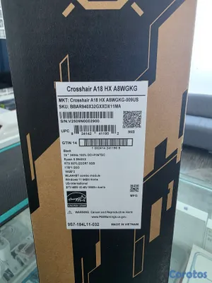 computadoras y laptops - MSI Crosshair A18 HX Ryzen 9 8940HX 1TB 32gb Ram RTX5070 Nueva Sellada 2