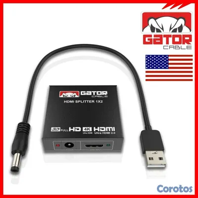 accesorios para electronica - ADAPTADOR HDMI HUB SPLITTER (ESPEJO) 1X2 4K 2.0 2