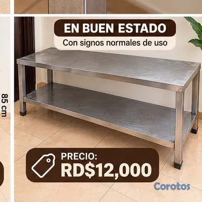 cocina - Vendo mesa de metal para cocina 6