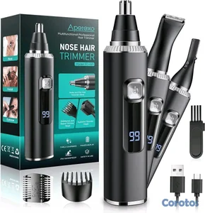✂️🔥 ¡RECORTADOR 4 EN 1! | Nariz + Orejas + Cejas + Vello | Recargable USB-C 💈