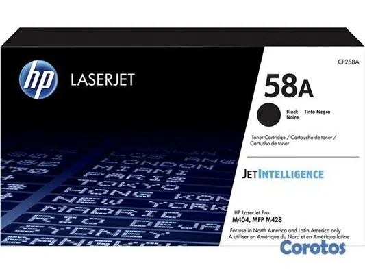 impresoras y scanners - TONER HP 58A - CF258A - NEGRO - 3,000 PAGINAS - PARA IMPRESORA LASERJET 2