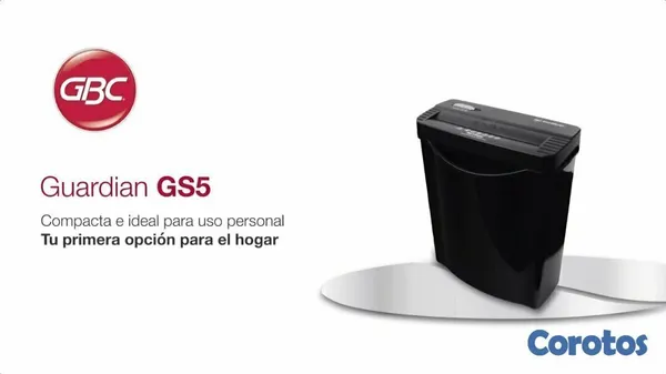 impresoras y scanners - TRITURADORA GBC GUARDIAN GS5 PARA 5 PAGINAS ALA VEZ  3