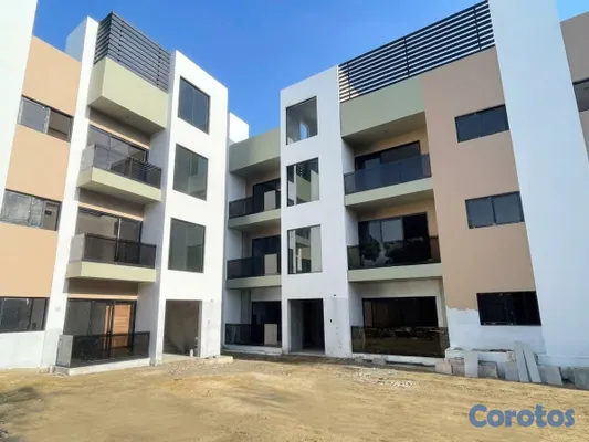 apartamentos - Apartamento en proyecto cerrado frente al  área ve 2